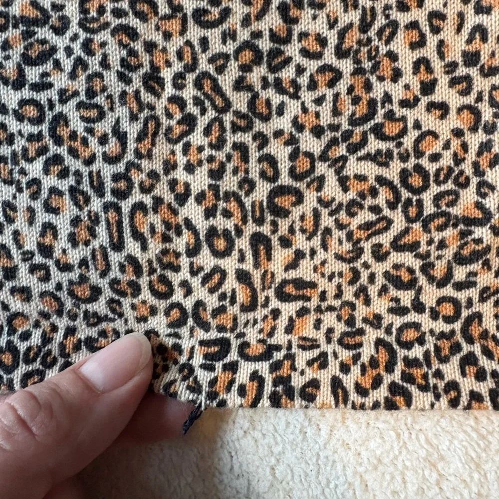 Gymboree NWT Tan and Black Animal Print Long Sleeve Dress, Sz 3T - Picture 3 of 6